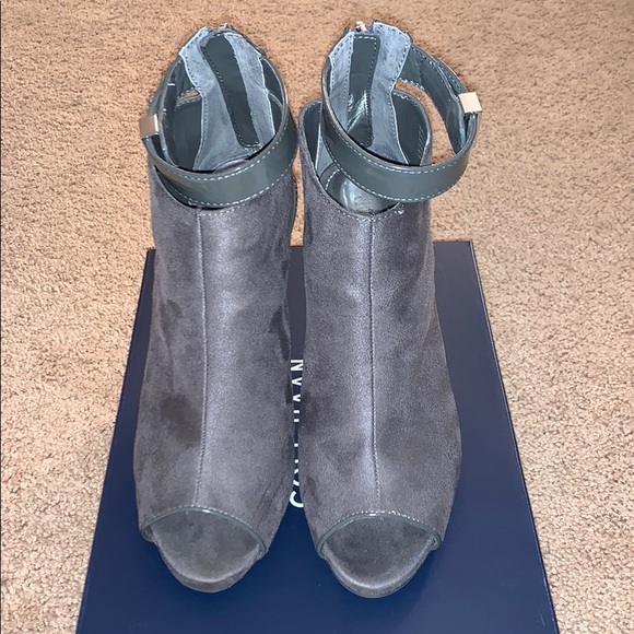 kohls open toe booties